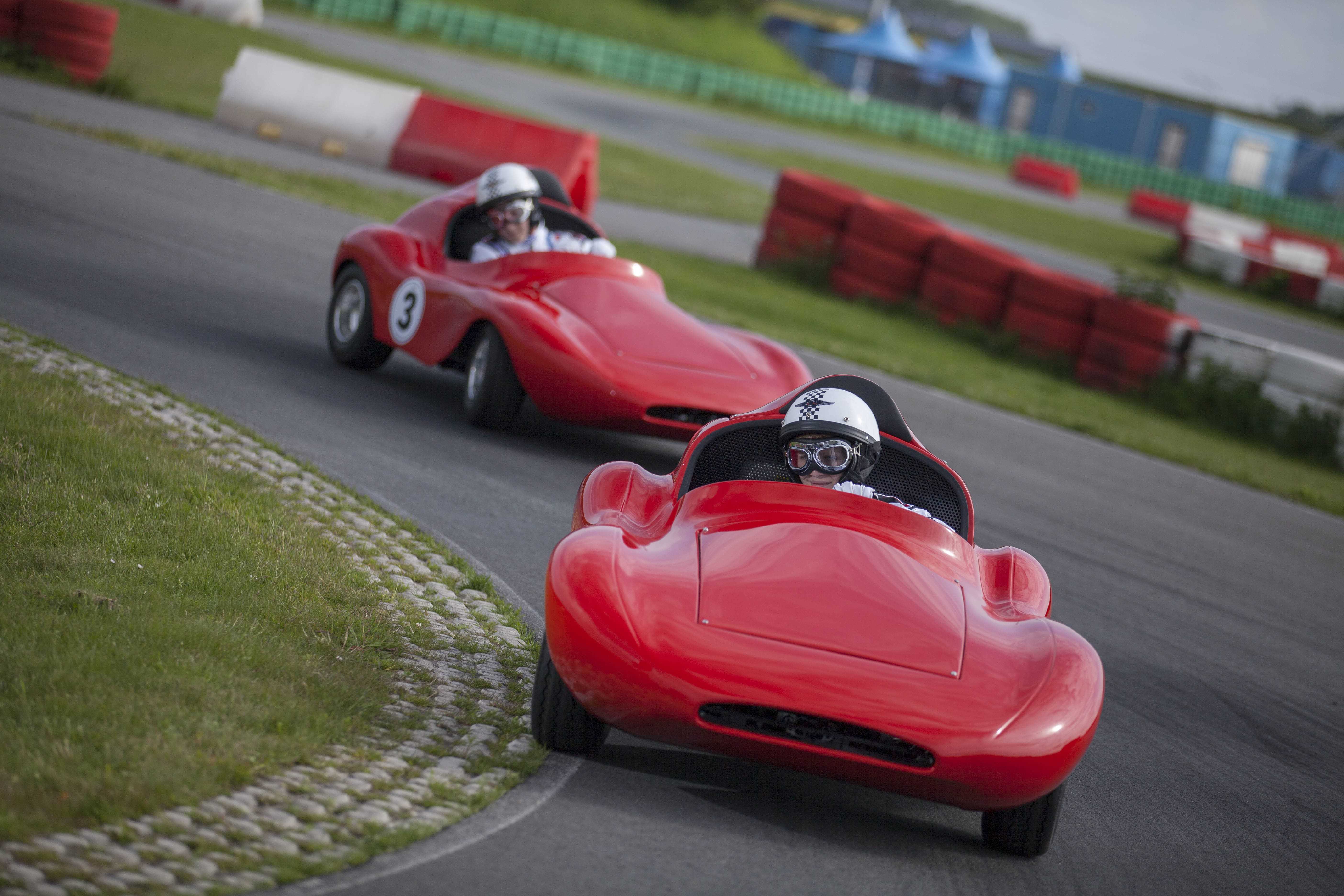 Furori auto's in de bocht