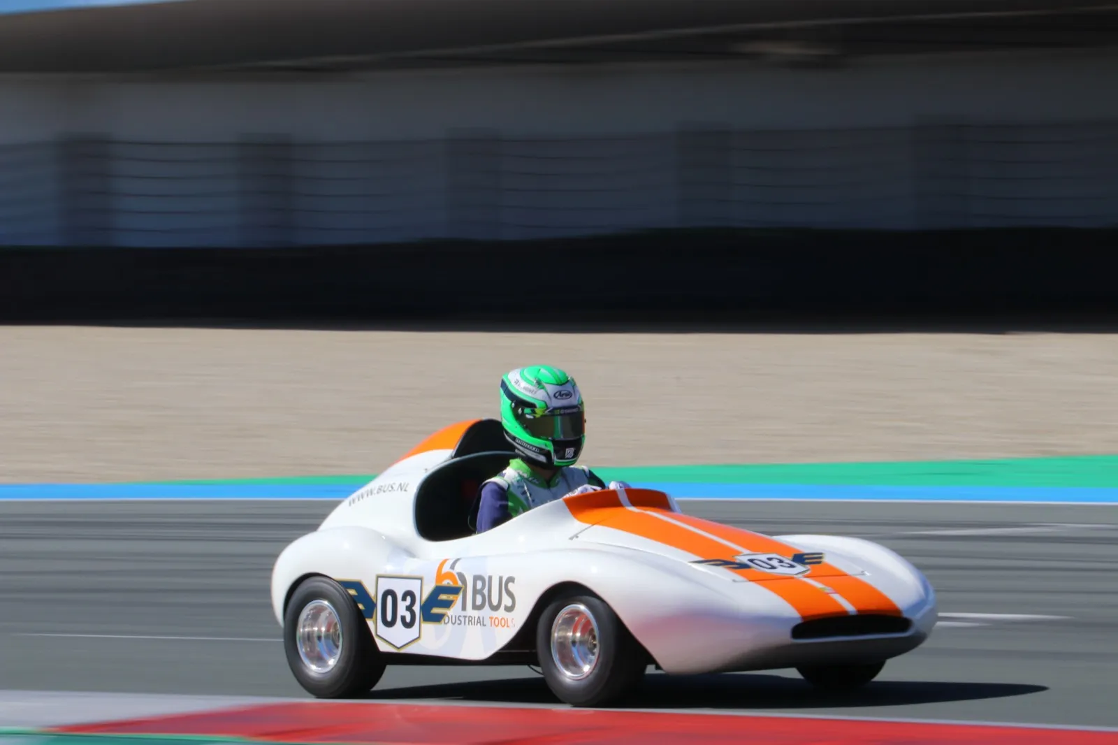 Volle snelheid met motion blur